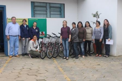 Agentes Comunitários de Saúde recebem bicicletas