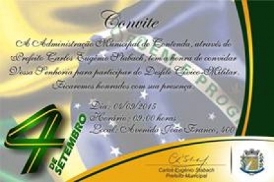 Desfile Cívico em comemoração ao dia da Independência do Brasil