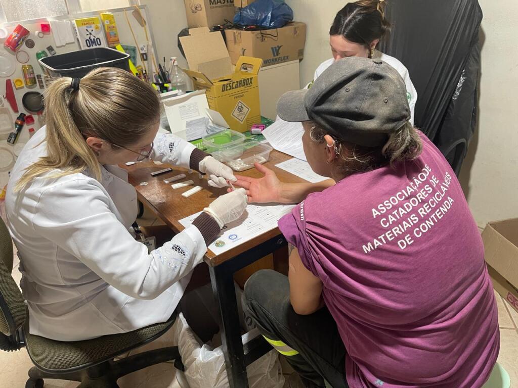 Saúde promoveu vacinação e testes rápidos