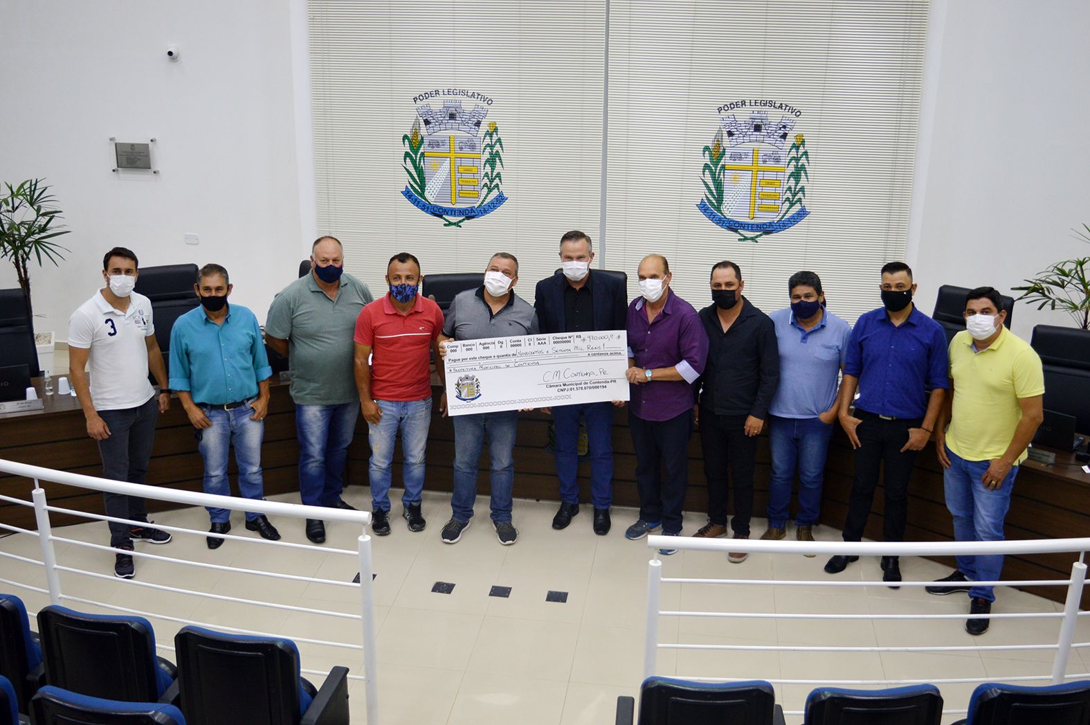 Prefeitura recebe recursos da Câmara de Vereadores