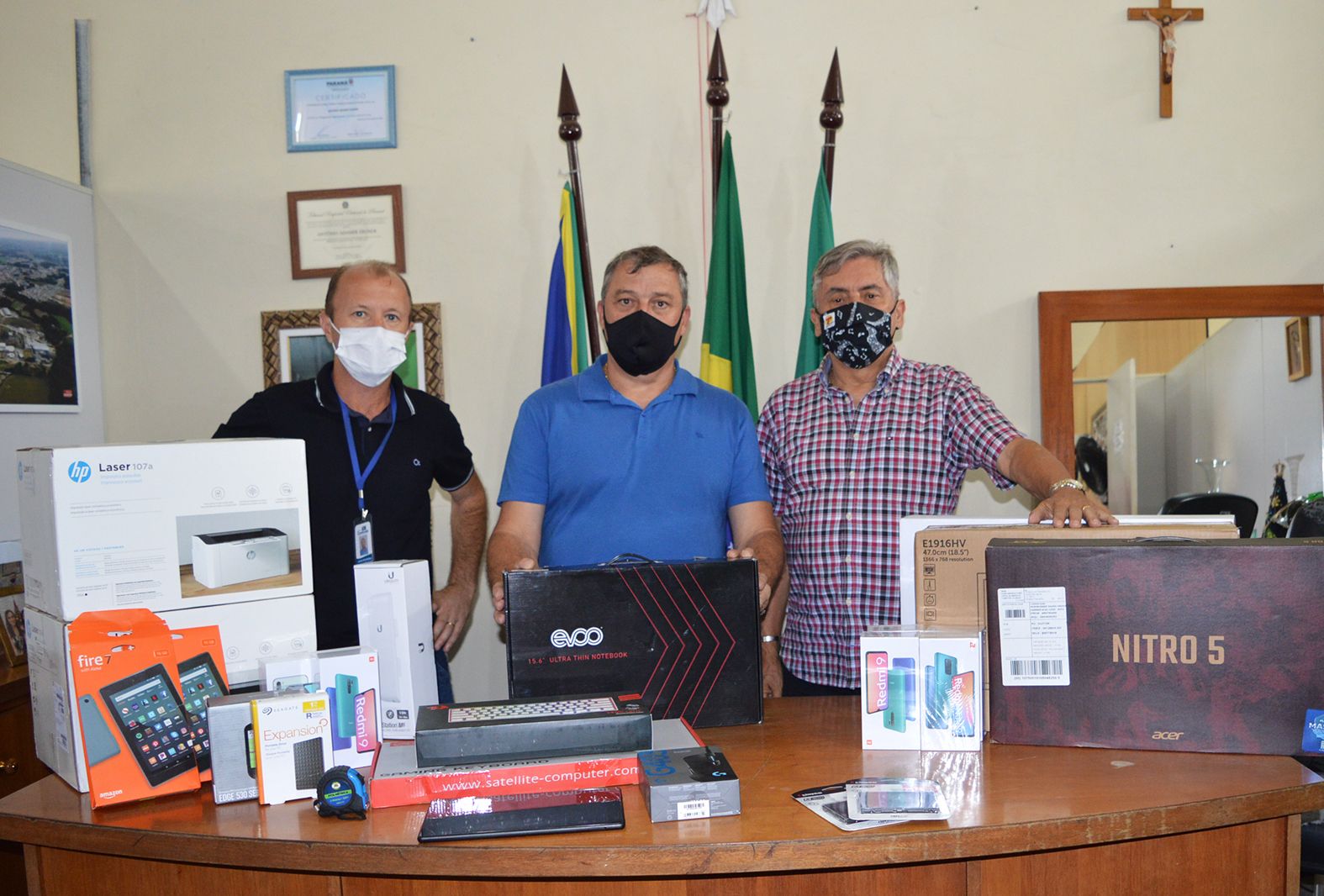 Contenda recebe equipamentos da Receita Federal