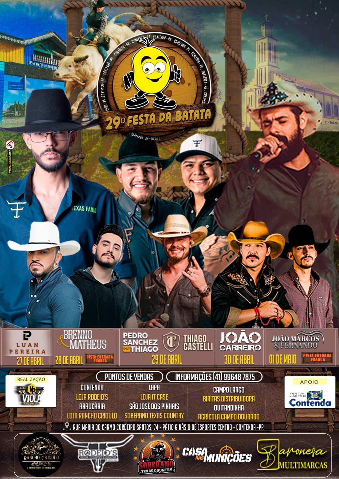 29ª Festa da Batata começa na próxima quinta (27)