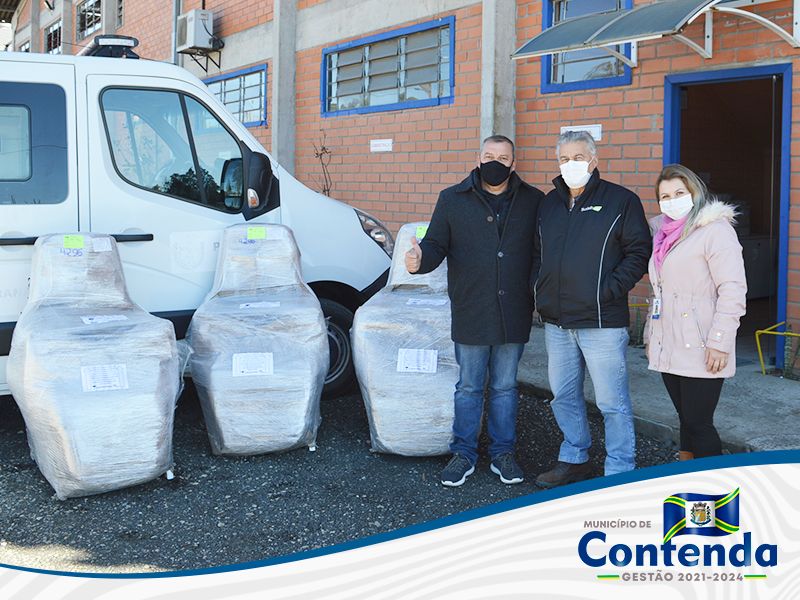 Contenda recebe doação da empresa CONPLY