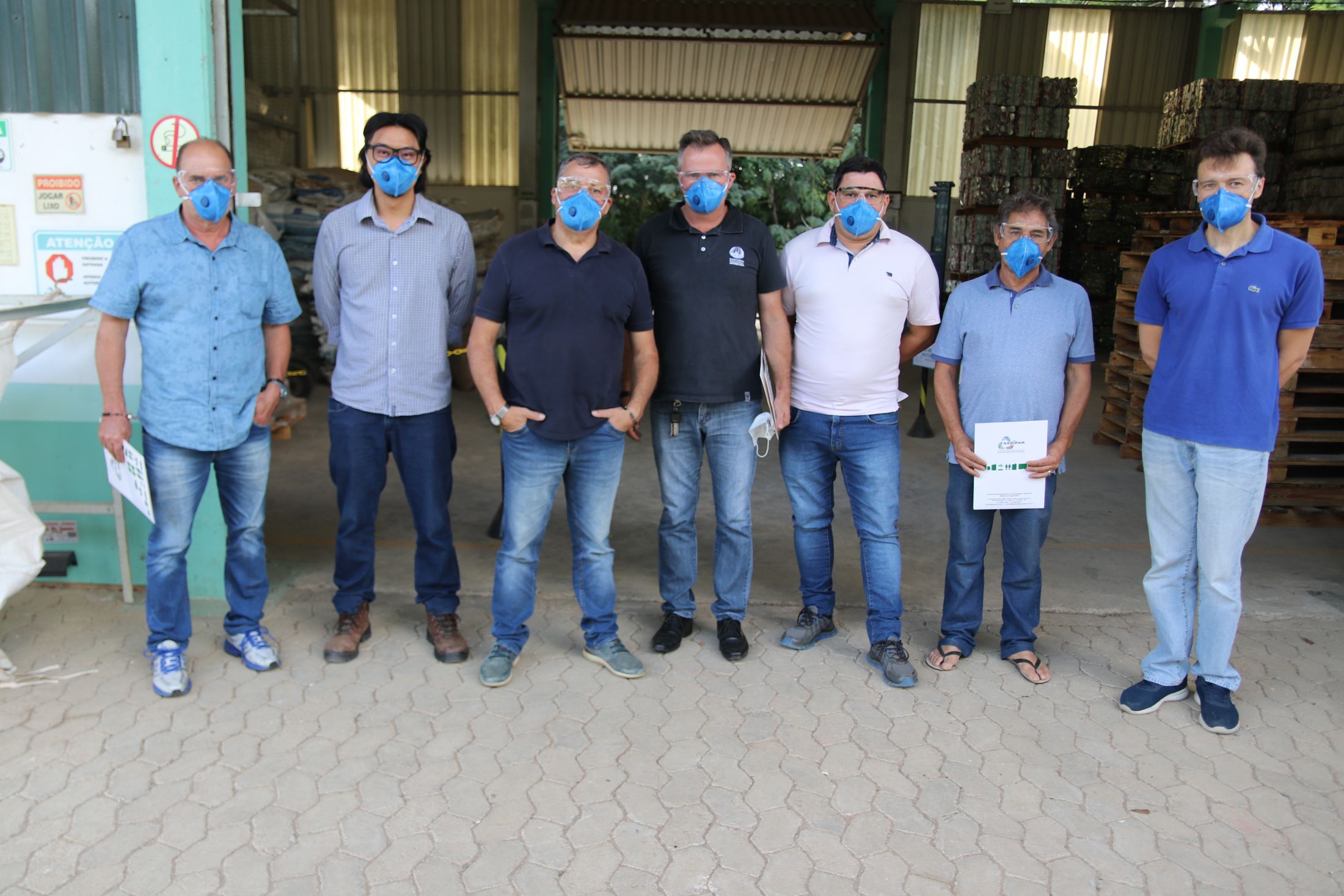 Visita a empresários