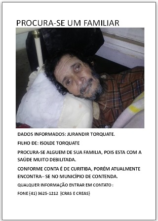 Procura-se Familiar de Jurandir Torquate