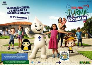 Vacinação contra o Sarampo e Paralisia Infantil