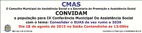 IX Conferência Municipal de Assistência Social