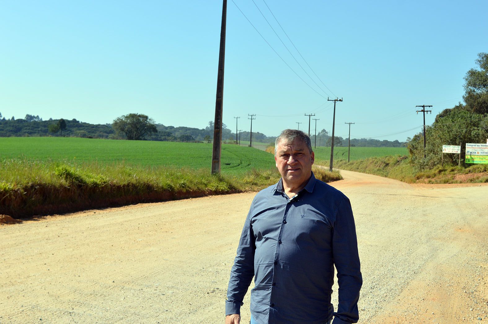 Mostarda anuncia início da pavimentação de novos trechos no município de Contenda