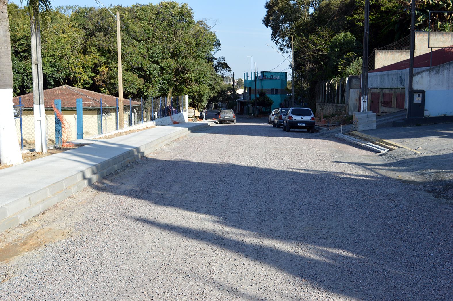 Seguem as obras da rua Eucário Terézio