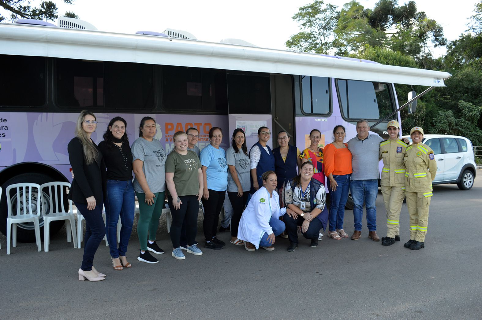 Ônibus Lilás atendeu mulheres de Contenda