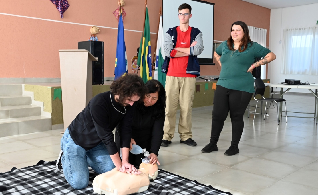 Servidores receberam treinamento de primeiros socorros