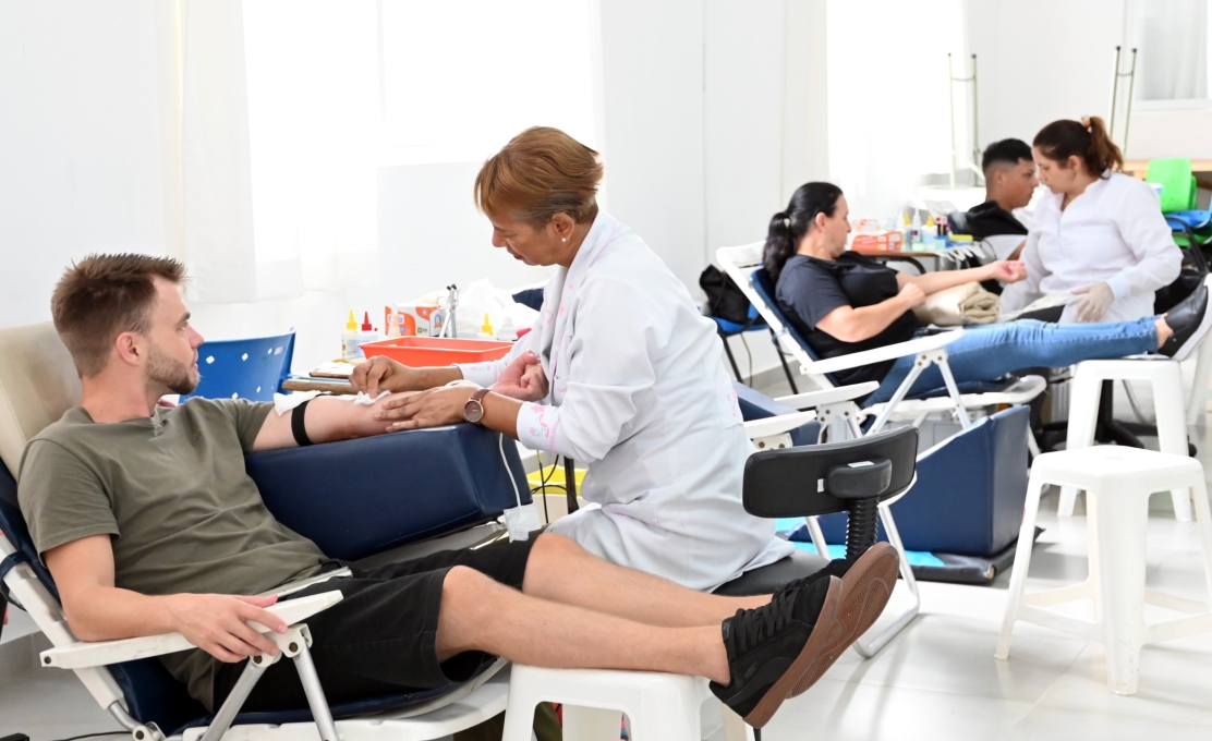 Hemepar fez coleta de sangue em Contenda