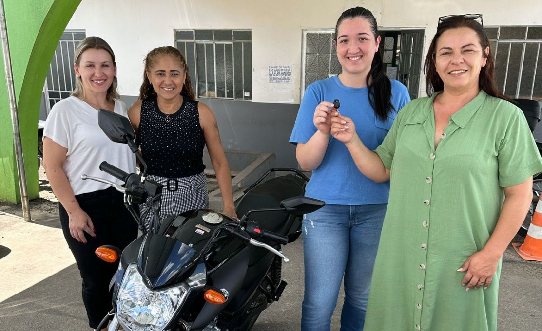 Contenda conclui entrega de motos para os ACSs