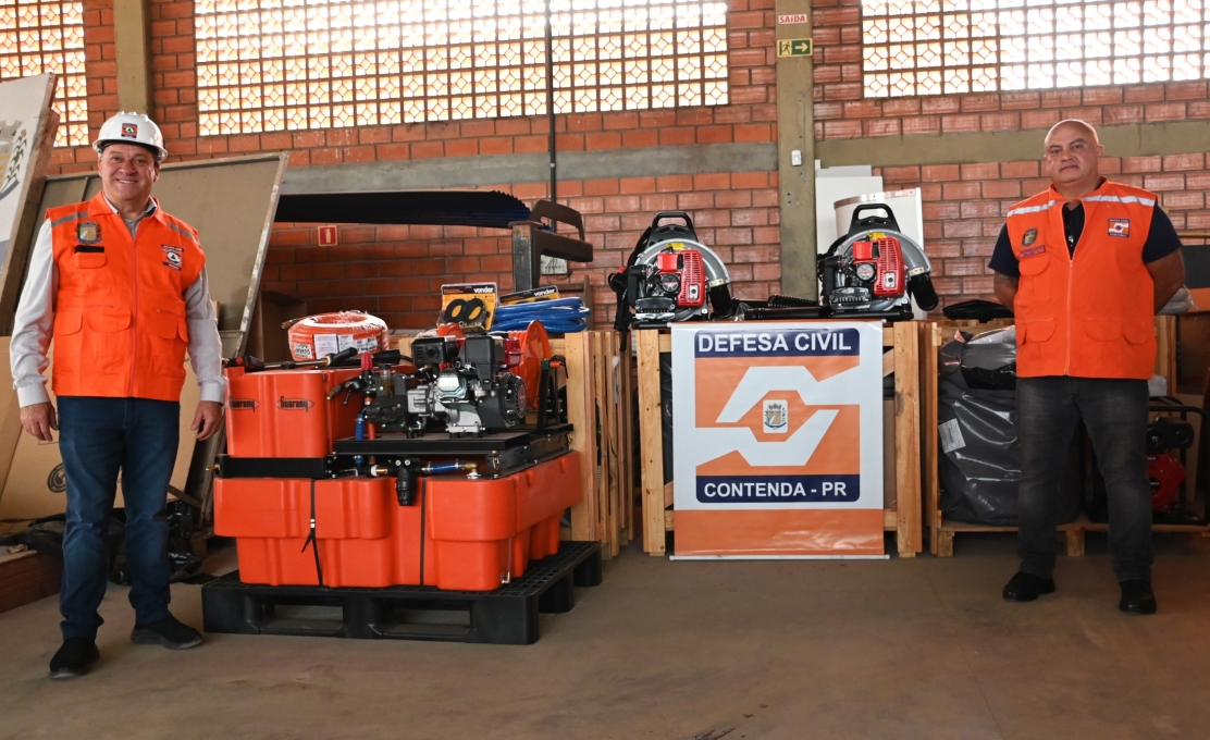 Defesa Civil recebe novos equipamentos