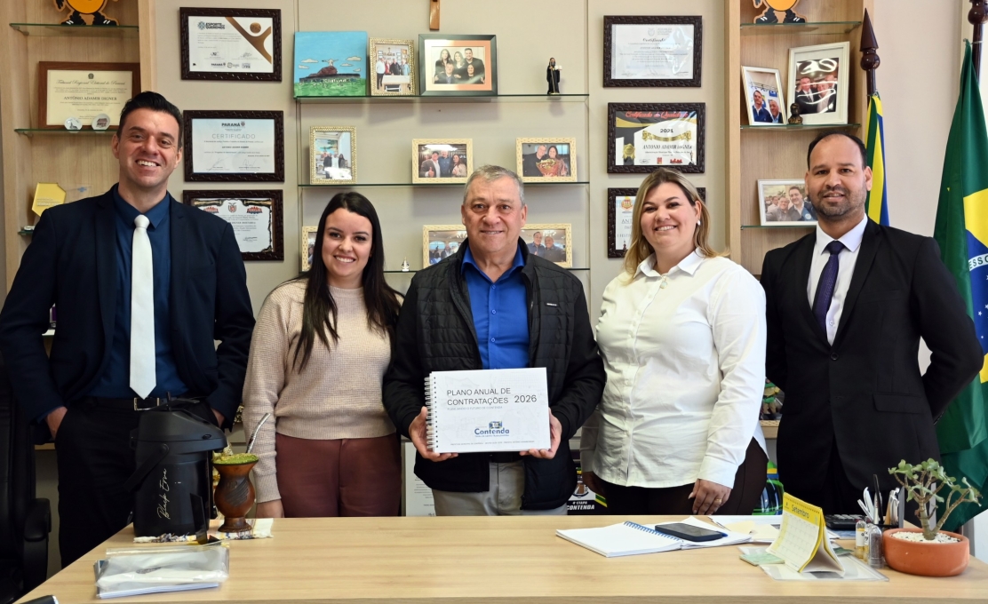 Contenda lança Plano Anual de Contratações