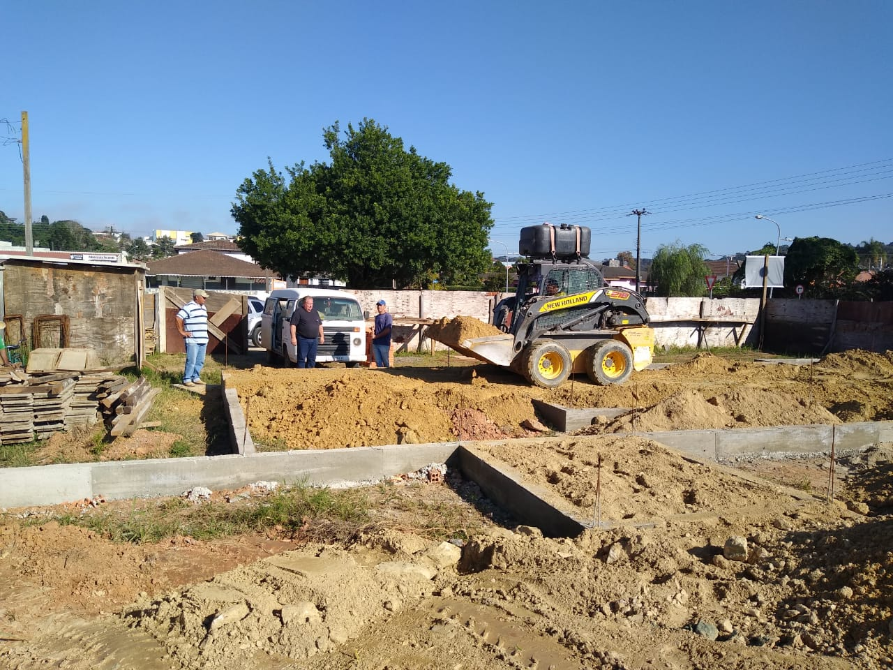 Segue obra de construção do Centro de Convivência do Idoso