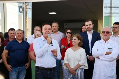 Mostarda participa da inauguração do Hospital de Olhos do Paraná