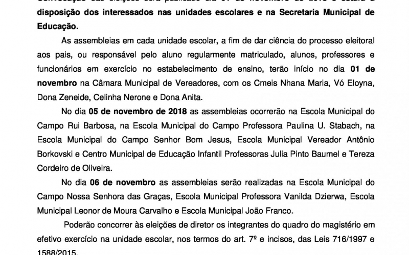Informativo Municipal