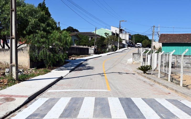 Concluída pavimentação da rua Jaime Good
