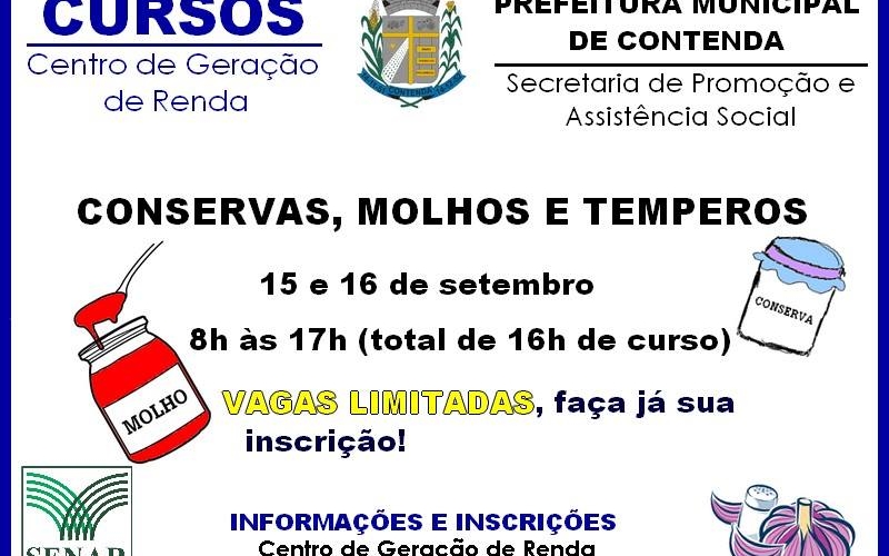 Cursos Centro de Geração de Renda