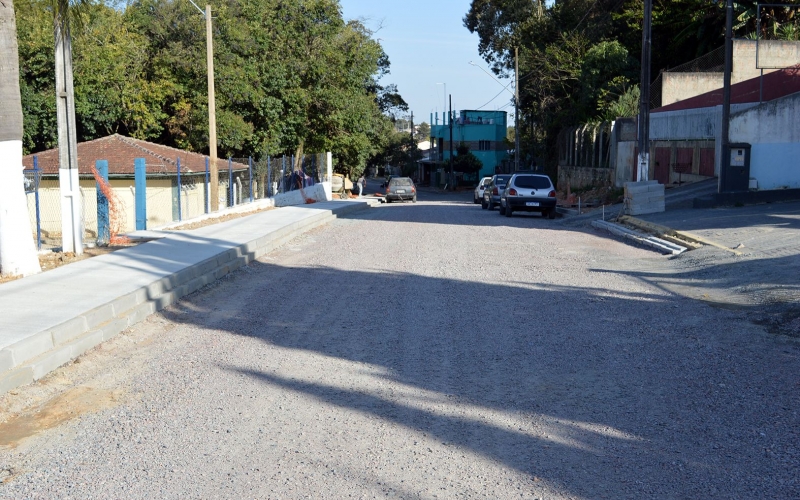 Seguem as obras da rua Eucário Terézio