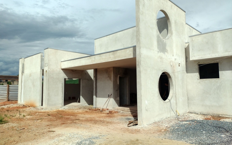 Seguem as obras da nova UBS de Contenda