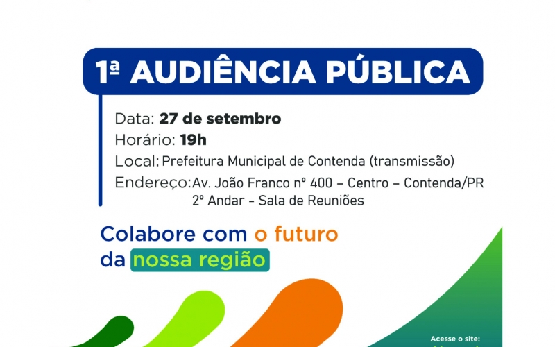 Contenda participa da 1ª Audiência Pública do PDUI-RMC