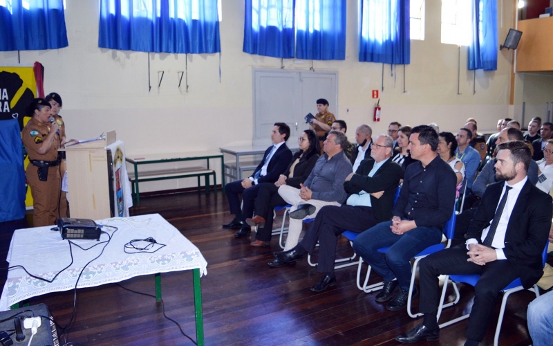 Mostarda participa de aula inaugural da PM