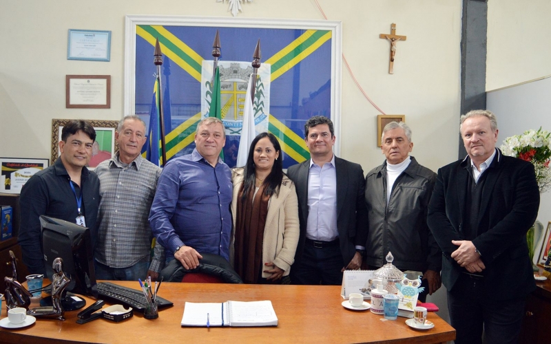 Sérgio Moro visita o município de Contenda